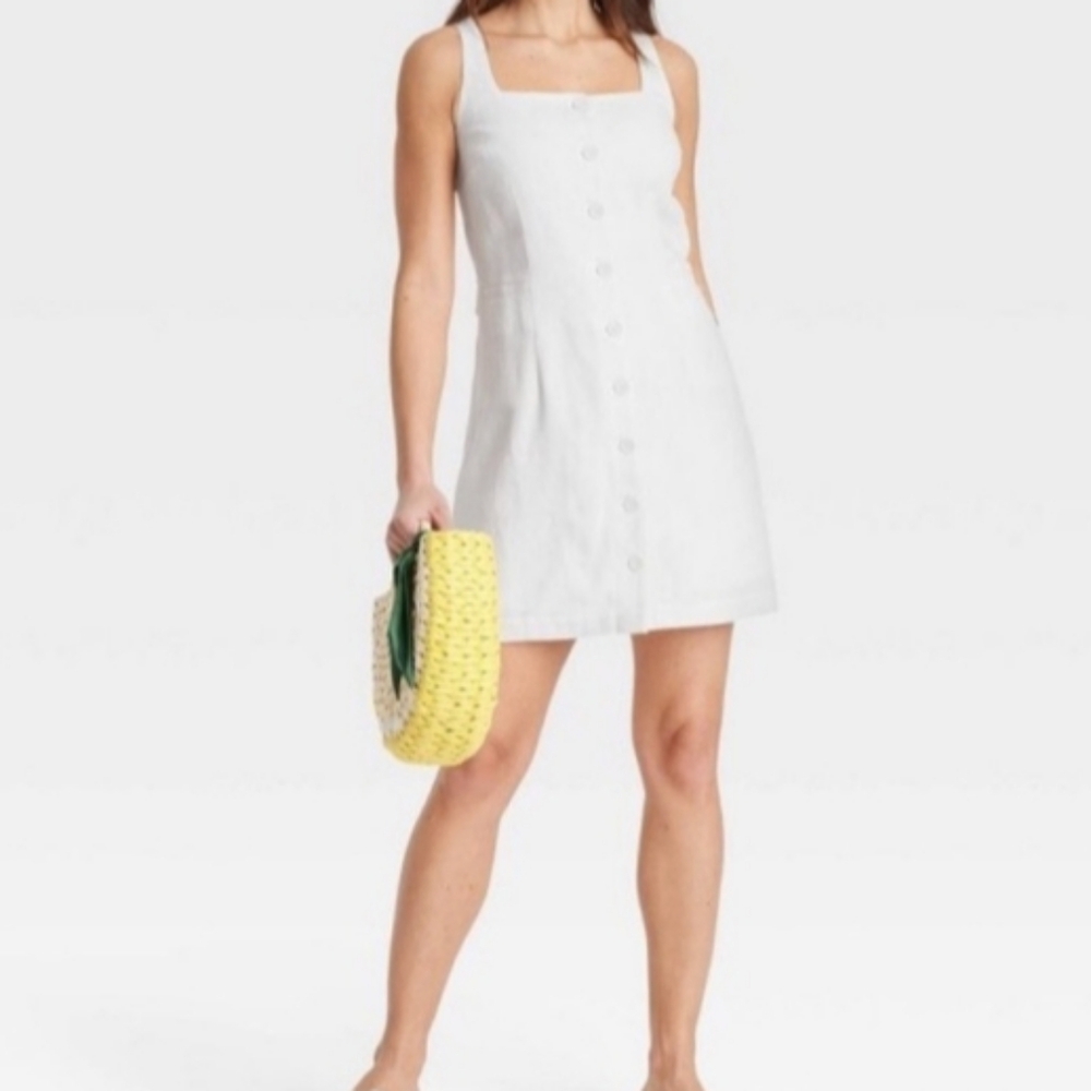 a new day White Sleeveless Mini Dress
